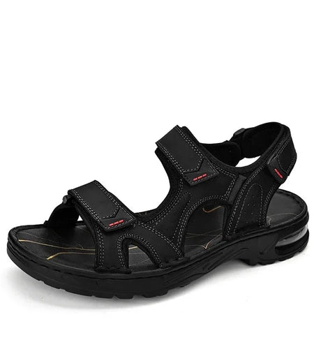 Male Shoes Genuine Leather Men Sandals Summer Men Shoes Beach Sandals Man Fashion Outdoor Casual Shoes