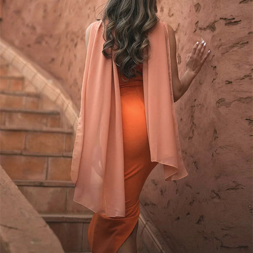 Load image into Gallery viewer, Scarf Collar Strapless Sexy Maxi Dress Women Gown Off-shoulder Sleeveless Backless Bodycon Club Party Long Dress 2025
