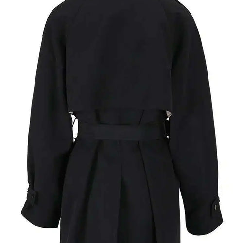 Load image into Gallery viewer, Women Gray Belted Big Size Trench New Lapel Long Sleeve Loose Fit Windbreaker Fashion Tide Spring Autumn 2025 CPG0586
