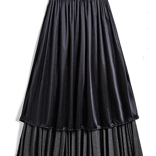 Load image into Gallery viewer, Punk Harajuku Moon Pattern Gold Foil Pleuche Pleated Skirt Retro Gothic Female High Waist A-line Skirt C-126
