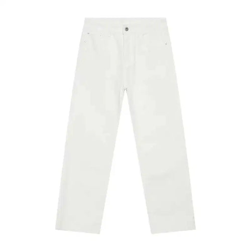 Load image into Gallery viewer, Fashion Men's Wear Jeans Slim Solid Color Casual Straight Washed Pencil Pants 2025 Summer Trend Male Trousers 9C7611
