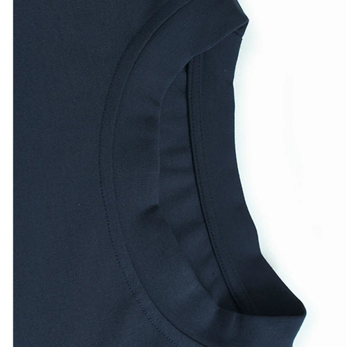 Load image into Gallery viewer, Women Blue Ruffles Spliced Pocket Big Size Midi Dress New Round Neck Short Sleeve Fashion Tide Spring Summer 2025 1DJ1325
