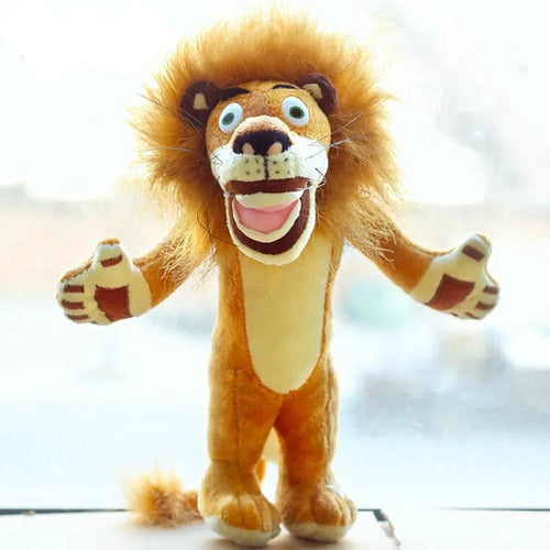 Load image into Gallery viewer, 6pcs/set Hot Sale Wholesale Madagascar Plush Toys Lion Zebra Giraffe Monkey Penguin Hippo Children Party Gifts For Kids Baby
