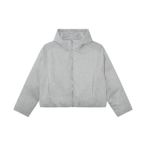 Load image into Gallery viewer, Men&#39;s Padded Jackets Hooded Korean Style Zipper Thickened Coats Solid Color Casual Simpl Short Male Cotton Tops 2024 9C9332
