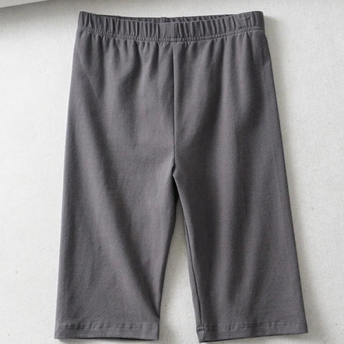 Load image into Gallery viewer, sexy women cotton high waist elastic pure color slim Knee-Length bike shorts female
