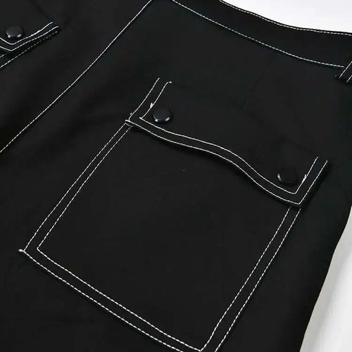 Load image into Gallery viewer, Black Jacket Big Size Wide Leg Pants Two Piece Suit New Lapel Long Sleeve Women Fashion Tide Spring Autumn 2025  CPG0425
