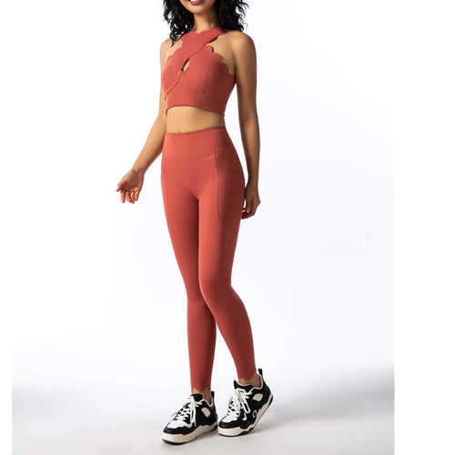 Load image into Gallery viewer, XL Pocket Fitness Leggings Women Sport High Waist Yoga Pants Workout Waist Gym Jogging Quick Dry Push Up Tights Female
