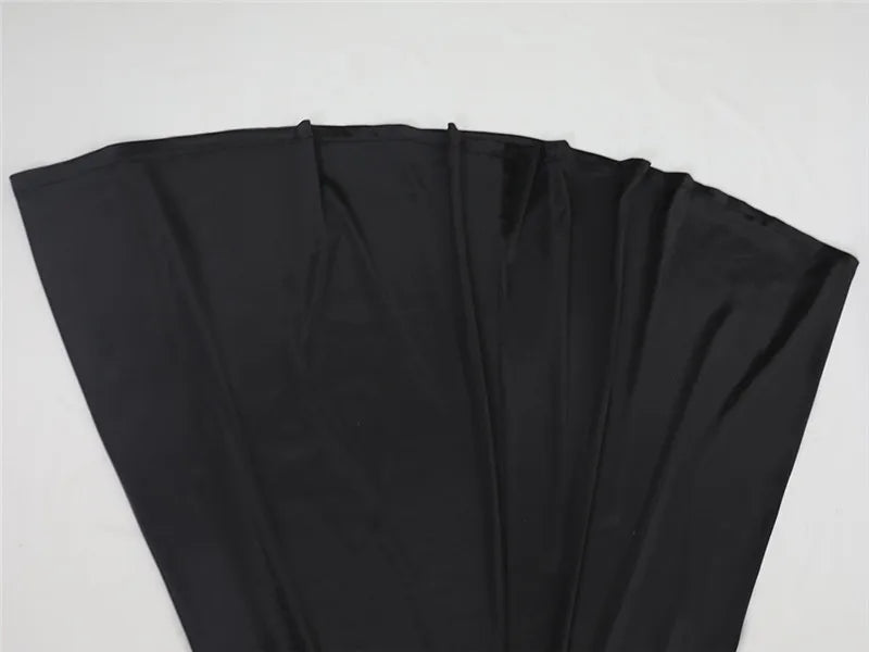 Lace-up Satin Maxi Slipdress Women Black Spaghetti Strap Sleeveless Backless Maxi Dress Femme Club Party Evening Dress