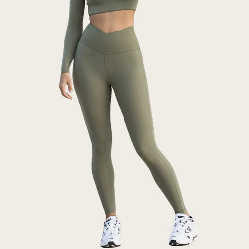 Load image into Gallery viewer, Nude Yoga Pants Women Leggings Hips Lifting Gym Legging Sport High Waist Fitness Legging Bubble Butt Workout Running Tight
