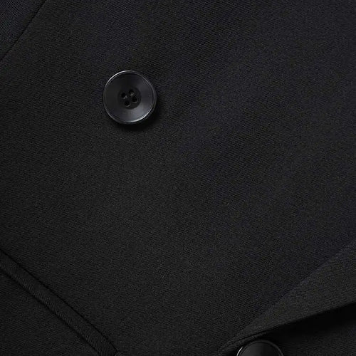 Load image into Gallery viewer, Women Black Irregular Single Button Big Size Blazer New Lapel Long Sleeve Jacket Fashion Tide Spring Autumn 2025 CPG2775
