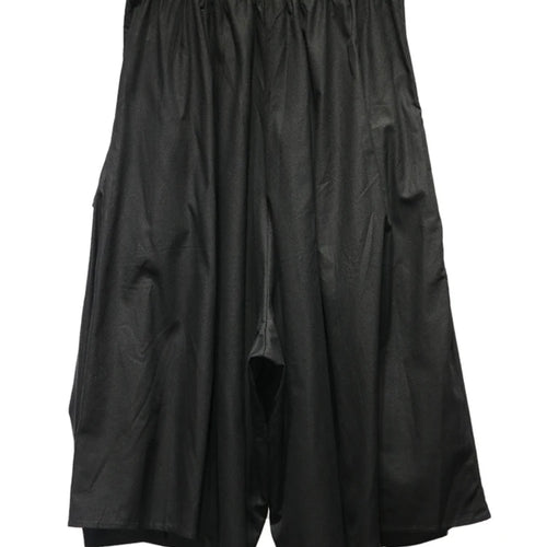 Load image into Gallery viewer, High Elastic Waist Black Pokcet Pleated Casual Wide Leg Pants New Trousers Women Fashion Tide Spring Autumn 2025 1DJ1070
