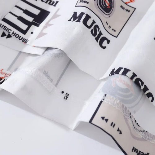 Load image into Gallery viewer, Vintage Hawaiian Shirts Retro Music Player Graphic Printed Beach Blouse Harajuku Summer Casual Baggy Button Up Short Sleeve Tops
