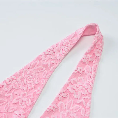 Load image into Gallery viewer, Halter Sleeveless Sexy Crop Tops Women Fashion Deep V Neck Backless Tank Tops Female Elegant Club Skinny Lace Top
