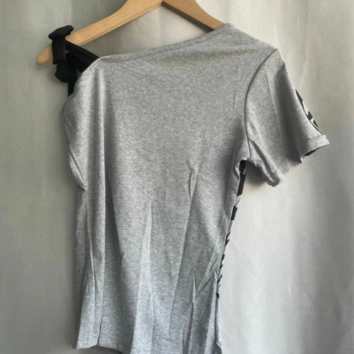 Load image into Gallery viewer, 2025 Summer Sexy One Off Shoulder Y2k Aesthetic T-Shirts Streetwear Vintage Gray Printing Slim Tshirts Harajuku Bottoming Tops
