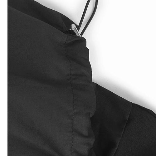 Load image into Gallery viewer, Women Green Drawstring Pocket Big Size Midi Dress New Round Neck Short Sleeve Fashion Tide Spring Summer 2025 1DJ1355
