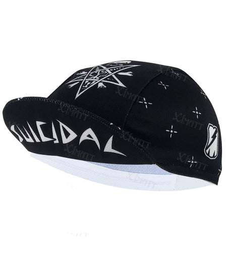Classic Retro Black Skull Polyester Summer Bicycle Men's Caps Apply To Cycling Running Climbing Quick Dry Balaclava Cool
