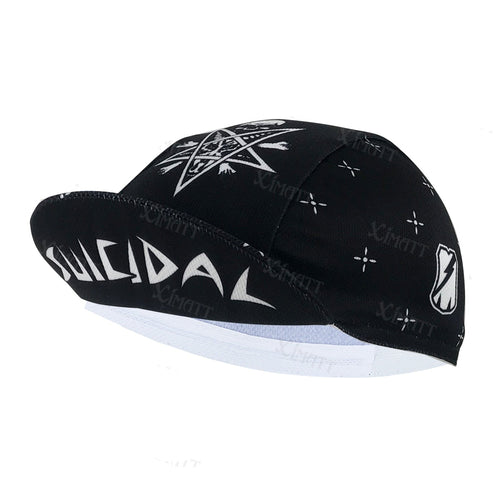 Load image into Gallery viewer, Classic Retro Black Skull Polyester Summer Bicycle Men&#39;s Caps Apply To Cycling Running Climbing Quick Dry Balaclava Cool
