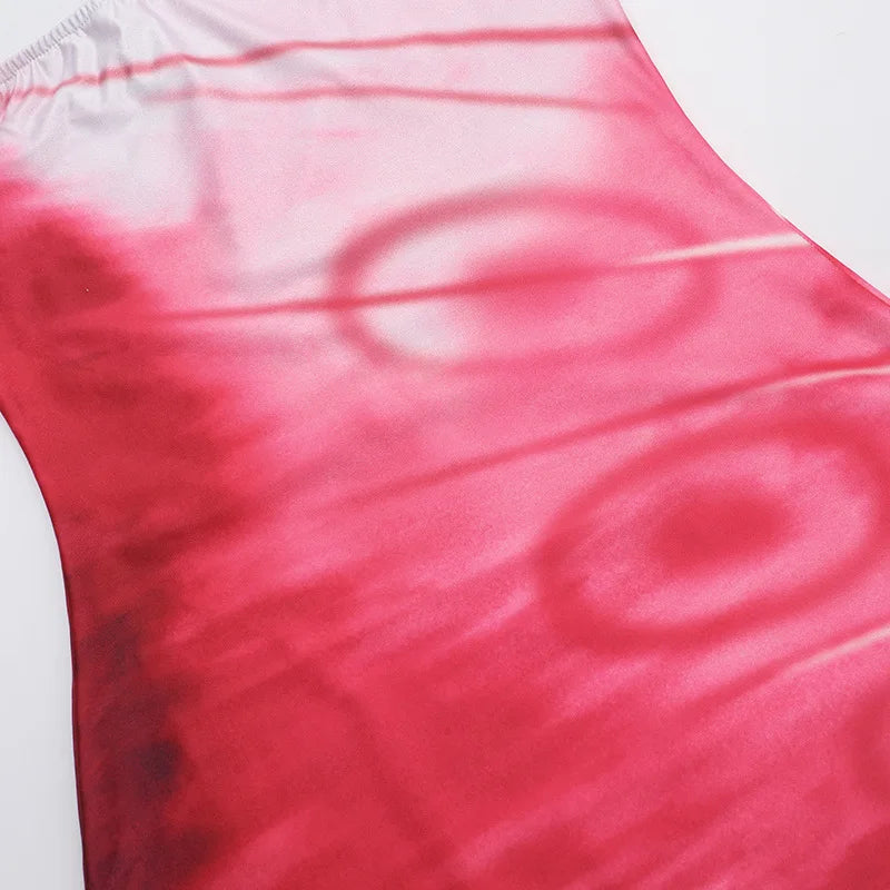 Strapless Print Sexy Midi Dress For Women Fashion Off-shoulder Backless Bodycon Club Party Sexy Long Dress Clubwear