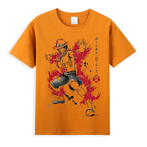 Load image into Gallery viewer, Vintage Washed Tshirts Anime T Shirt Harajuku Oversize Tee Cotton fashion Streetwear unisex top a10086
