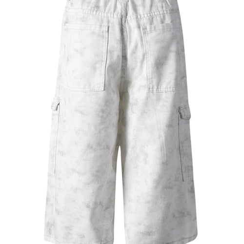 Load image into Gallery viewer, High Waist White Printed Pockets Pleated Calf-Length Pants New Trousers Women Fashion Tide Spring Autumn 2025 CPG3276
