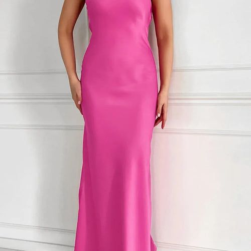 Load image into Gallery viewer, Sexy Backless Hanging Collar Dress For Women 2024 Summer New 2024 Sleeveless Fishtail Dress Holiday Party Evening Dress
