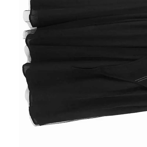 Load image into Gallery viewer, Women Black Topstitched Mesh Big Size Strap Dress New Square Collar Sleeveless Fashion Tide Spring Autumn 2025  1DH6192
