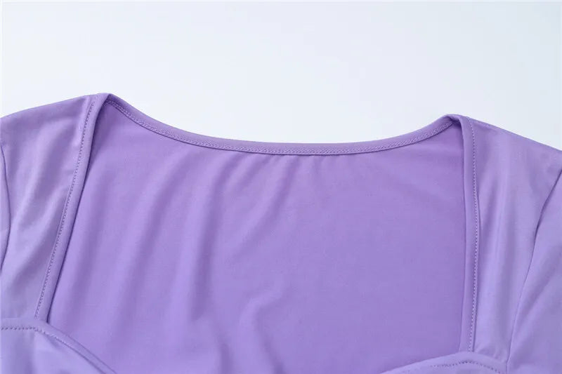 Square Collar Long Sleeve Sexy Long Dress For Women Gown Fashion Elegant Autumn Solid Bodycon Maxi Dress Clubwear