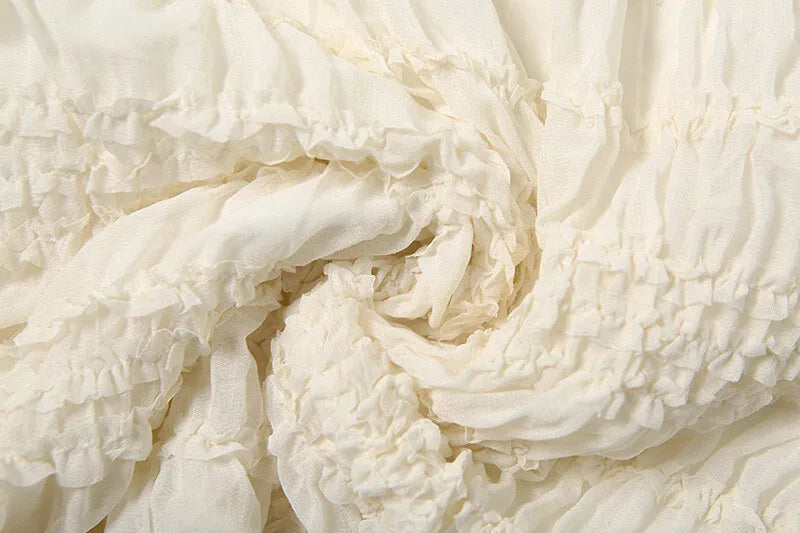 Chiffon Lace Sexy Skirt Two Piece Sets Women Halter Crop Tops And Maxi Skirt Ladies Fashion Woman Long Dress Set