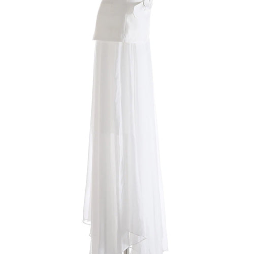 Load image into Gallery viewer, High Waist Black Buckle Cross Mesh Spliced A-line Half-body Skirt Women Fashion Tide New Spring Autumn 2025 1DJ1261
