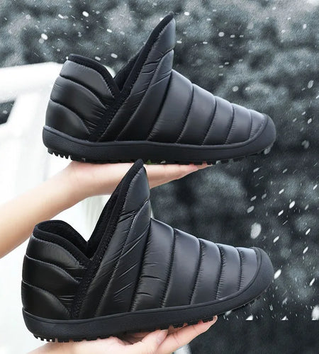 Snow Boots Woman 2025 Trend Solid Shoes Woman Platform Woman Shoes New Ankle Boots Fur Botas Mujer Women's Winter Footwear