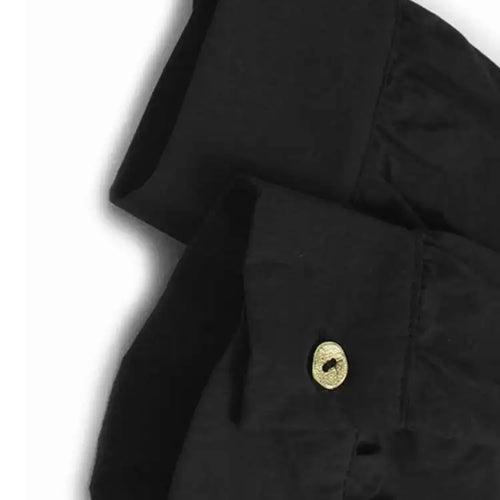 Load image into Gallery viewer, Women Black Big Size Elegant Shirt Dress Brief Pleated Hem New Lapel Long Sleeve Fashion Tide Spring Autumn 2025 1DH9327
