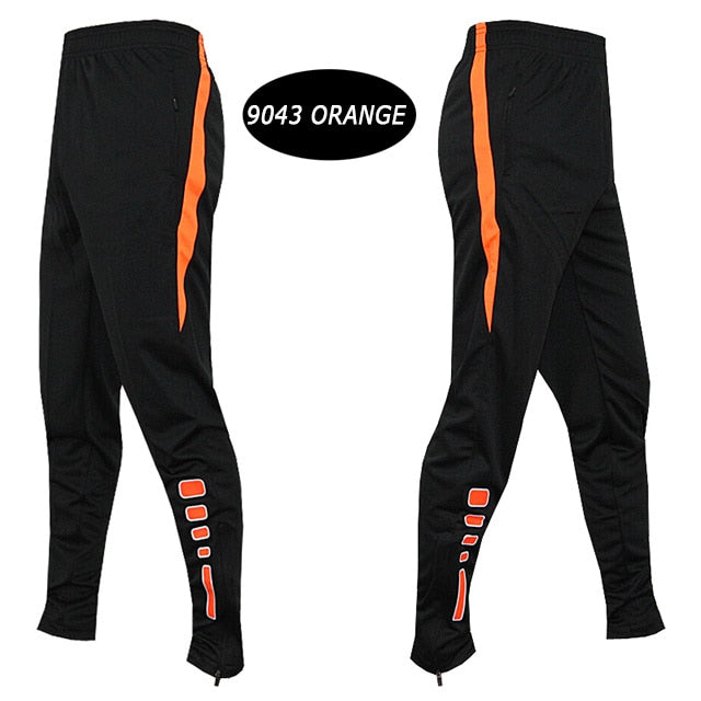 Men Running Sport Pants With Zipper Pockets Football Joggings Training Sweatpants Basketball Soccer Trousers workout pant Male