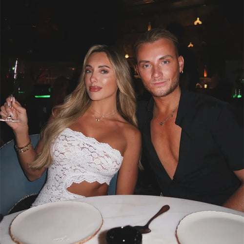 Load image into Gallery viewer, Off-shoulder Backless Sexy Maxi Dress Women Lace Strapless Sleeveless Hollow Out Skinny Club Party Long Dress Elegant
