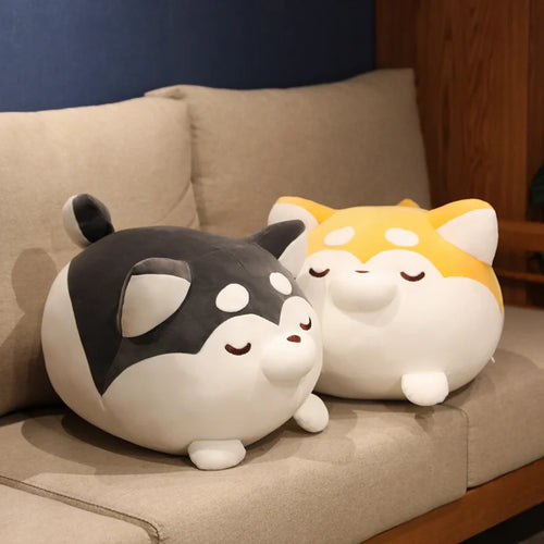 Load image into Gallery viewer, 30/70cm Cartoon Anime Simulation Dog Fat Husky Dog Plush Pillow Boyfriends Comfortable Shape Pillow Sleeping Sofa Pillow For Kid
