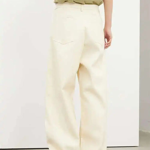 Load image into Gallery viewer, High Waist Black Pleated Button Long Wide Leg Pants New Loose Fit Trousers Women Fashion Tide Spring Autumn 2025 1DF8330
