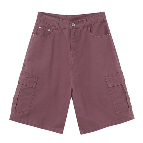 Load image into Gallery viewer, Summer New Trendy Men&#39;s Denim Shorts Retro Washed Wide Leg Short Jeans Straight Solid Color Male Casual Bottoms 9C6402
