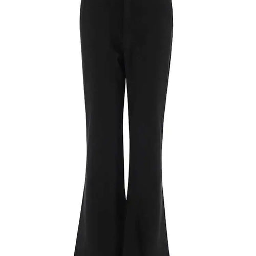 Load image into Gallery viewer, High Elastic Waist Black Ruffles Spliced Long Wide Leg Pants New Trousers Women Fashion Tide Spring Autumn 2025  CPG2133
