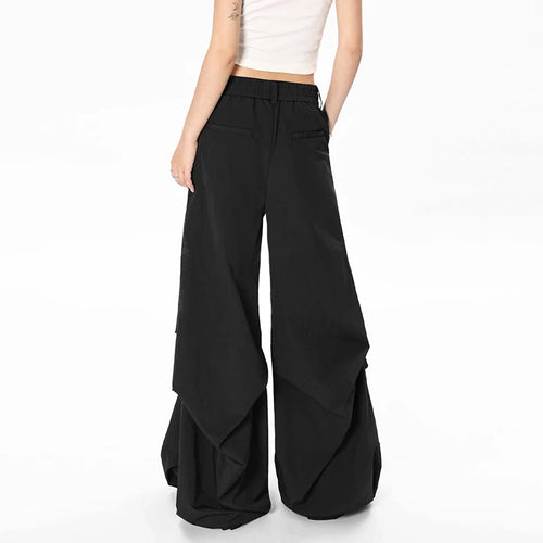 Load image into Gallery viewer, Men's Causal Pants New Pleated Straight Wide Leg Solid Color Trendy Elasitic Waist Stylish Male Loose Bottoms 9W1920
