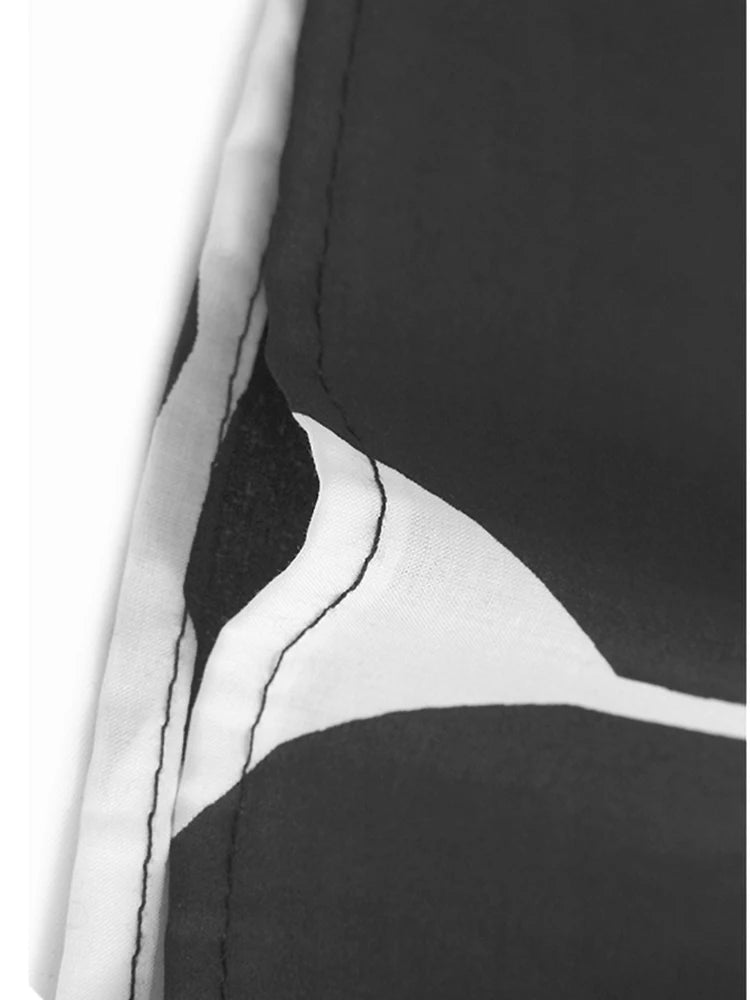 Big Size Black Dot Vest Wide Leg Pants Two Piece Suit New V-Neck Sleeveless Women Fashion Tide Spring Autumn 2025 1DJ1105