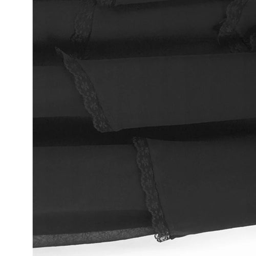 Load image into Gallery viewer, Women Black Flower Pearl Big Size Elegant Lace Midi Dress New V-Neck Short Sleeve Fashion Tide Spring Summer 2025 1DJ1419
