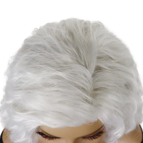 Load image into Gallery viewer, Synthetic Hair Long Grey Wigs for Women Thick Long Wavy Wig Fluffy Hairine with No Hair Part Regular Wigs Female Costume Wigs
