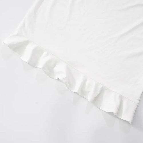 Load image into Gallery viewer, Hollow Out Deep V Neck Sexy Mini Dress Women Summer New Metal Shell Sleeveless Backless Ruffle Club Party Dress 2025
