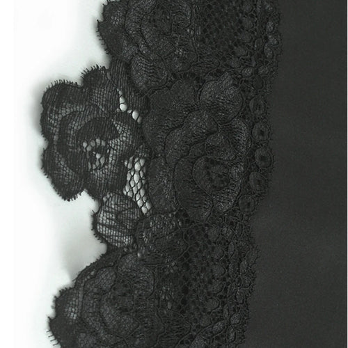 Load image into Gallery viewer, Women Gray Lace Color-block Big Size Midi Dress New Round Neck Short Sleeve Fashion Tide Spring Summer 2025 1DJ0921
