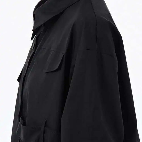 Load image into Gallery viewer, Women White False Pocket Big Size Casual Blouse New Lapel Long Sleeve Shirt Fashion Tide Spring Autumn 2025 1DH6683
