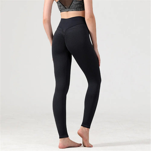 Load image into Gallery viewer, Dot High Waist Booty Yoga Leggings Women Sport Fitness Scrunch Leggings Push Up High Waist Gym Tights Sexy Yoga Pants
