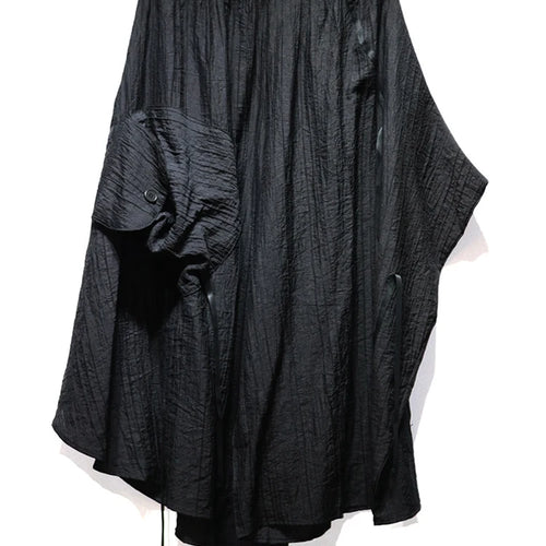 Load image into Gallery viewer, High Elastic Waist Black Pocket Brief Pleated Long Wide Leg Pants New Trousers Women Fashion Tide Spring Autumn 2025
