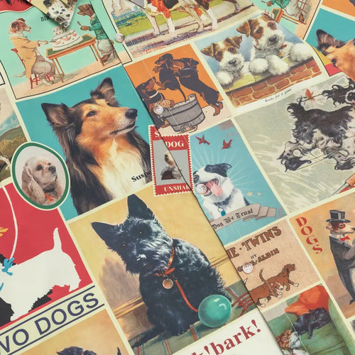 Load image into Gallery viewer, Vintage Shirts Y2K Cartoon Dog Graphic Printed Button Up Summer Blouse Streetwear Men Hip Hop Harajuku Short Sleeve Beach Shirt
