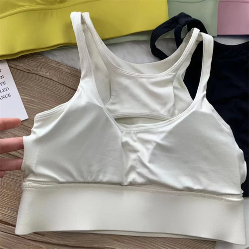Load image into Gallery viewer, Pad Hollow Out Gym Sexiest For Women Impact Yoga Bra Sport Top Women Tight Elastic Breathable Fitness Crop Top Gym Active Wear
