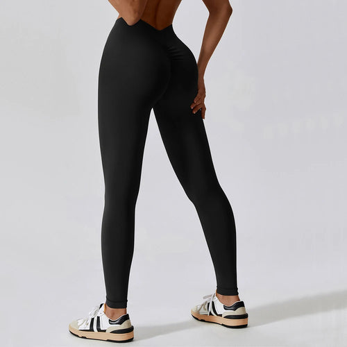 Load image into Gallery viewer, QK Seamless Leggings Women Push-Up Workout Tights Fitness Outfits Yoga Pants High Waist V back Gym Wear Spandex Leggings Tights
