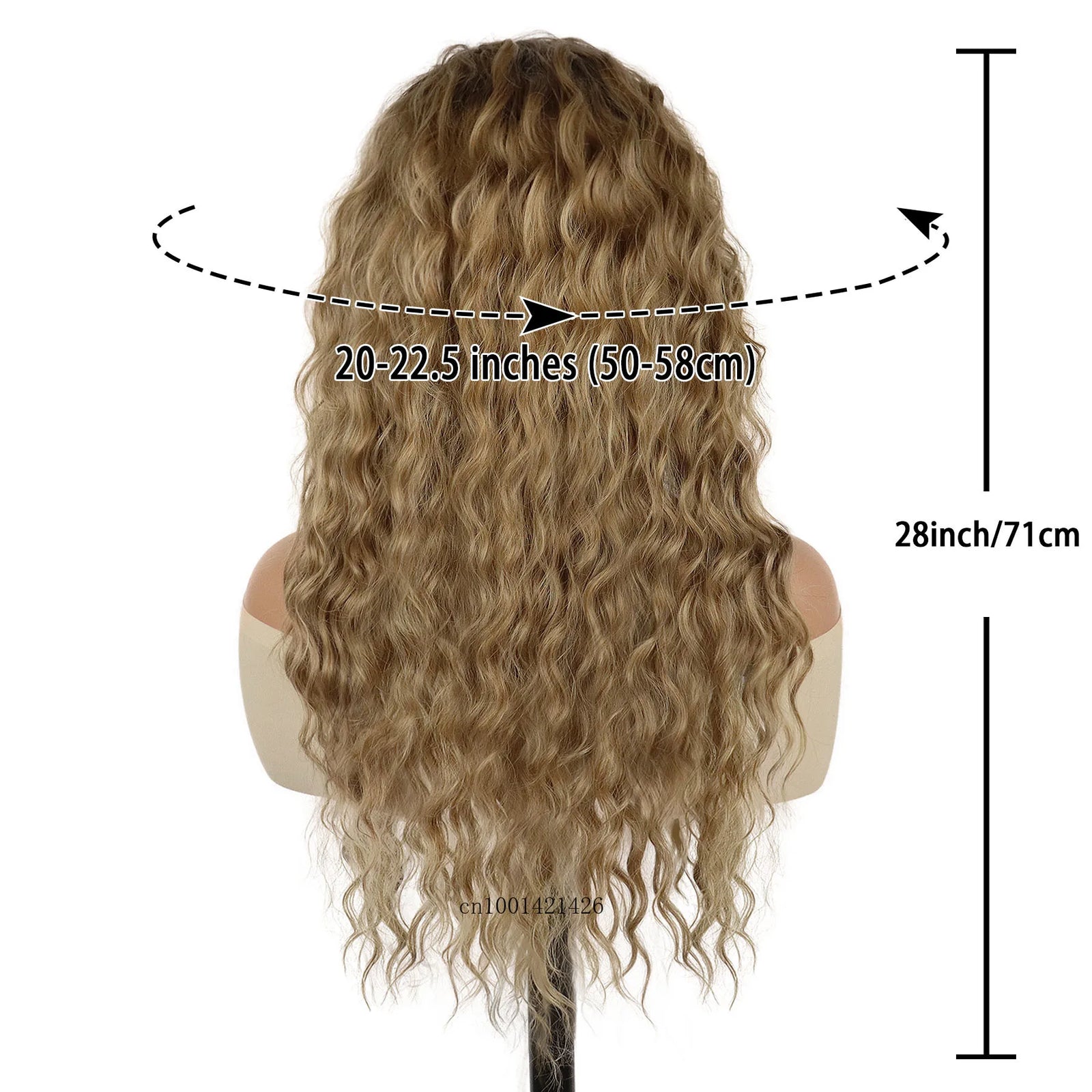 Black Roots Ombre Brown Wig Synthetic Hair Long Casual Wigs for Women Fashion Hairstyles Gradient Color Female Wigs Wife Gifts